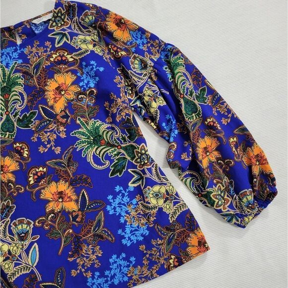 Papaya Floral Blouse   - Picture 2 of 5